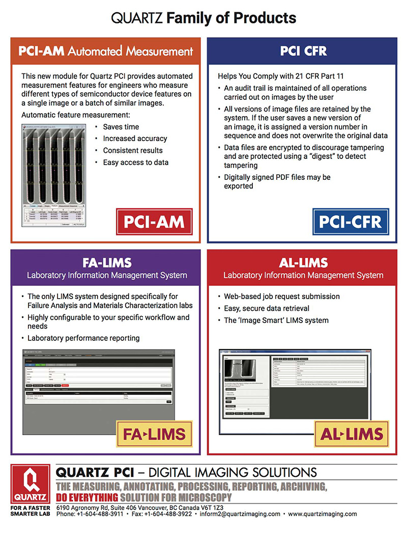 Quartz-PCI-Lab-量测软件